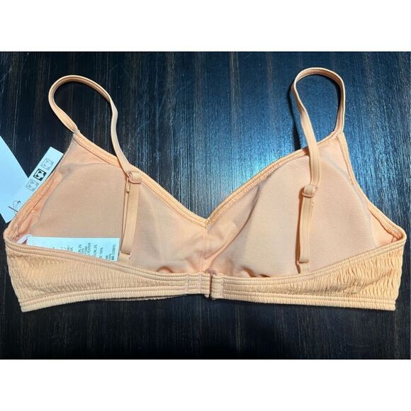 Roxy NWT size M Darling Wave bralette coral colored bikini top - swim - Picture 7 of 9